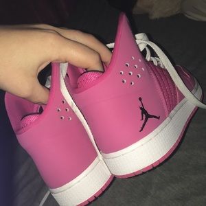 Women’s pink Jordan shoes